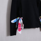 Sweatshirt mit Schleife