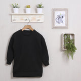 Fleece-Sweatshirt mit Rundhalsausschnitt