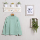 Pullover mit halbem Halsausschnitt