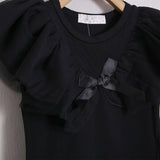 Rüschen-T-Shirt