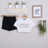 Komplett mit Shorts