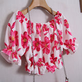 Blusa Floreale (Borsetta Inclusa)