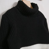Pullover mit hohem Kragen